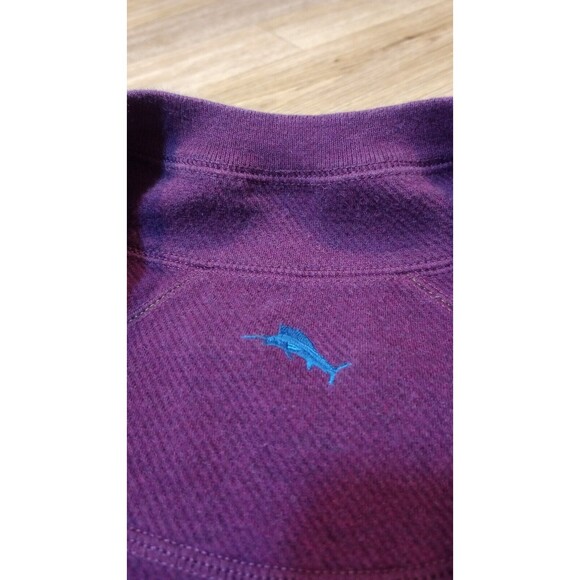 Tommy Bahama Sweatshirt Mens Large L  1/4 Zip Reversible Pullover Embroidered * - Picture 8 of 16